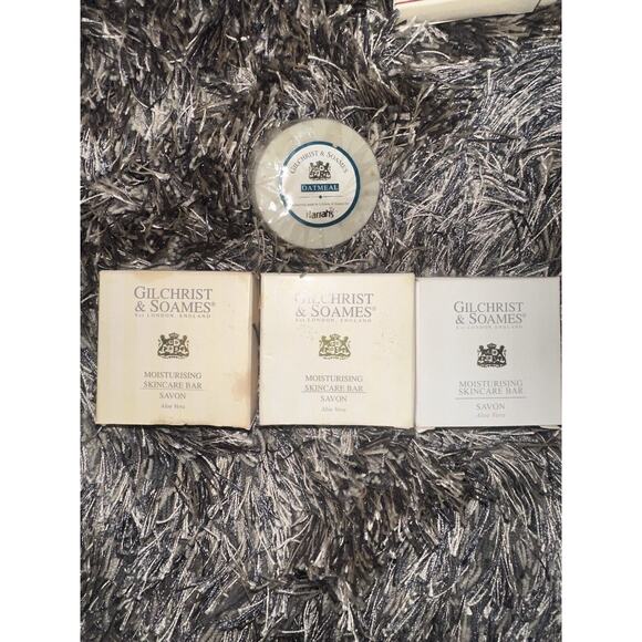 Lot Of 5 Gilchrist & Soames Oatmeal & Moisturizing Skincare Bar Sea Salt Mineral - Picture 2 of 6